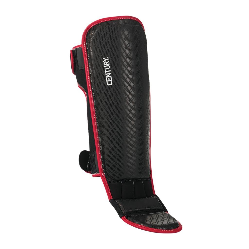 Black brave-shin-instep-guards-redblack-446154