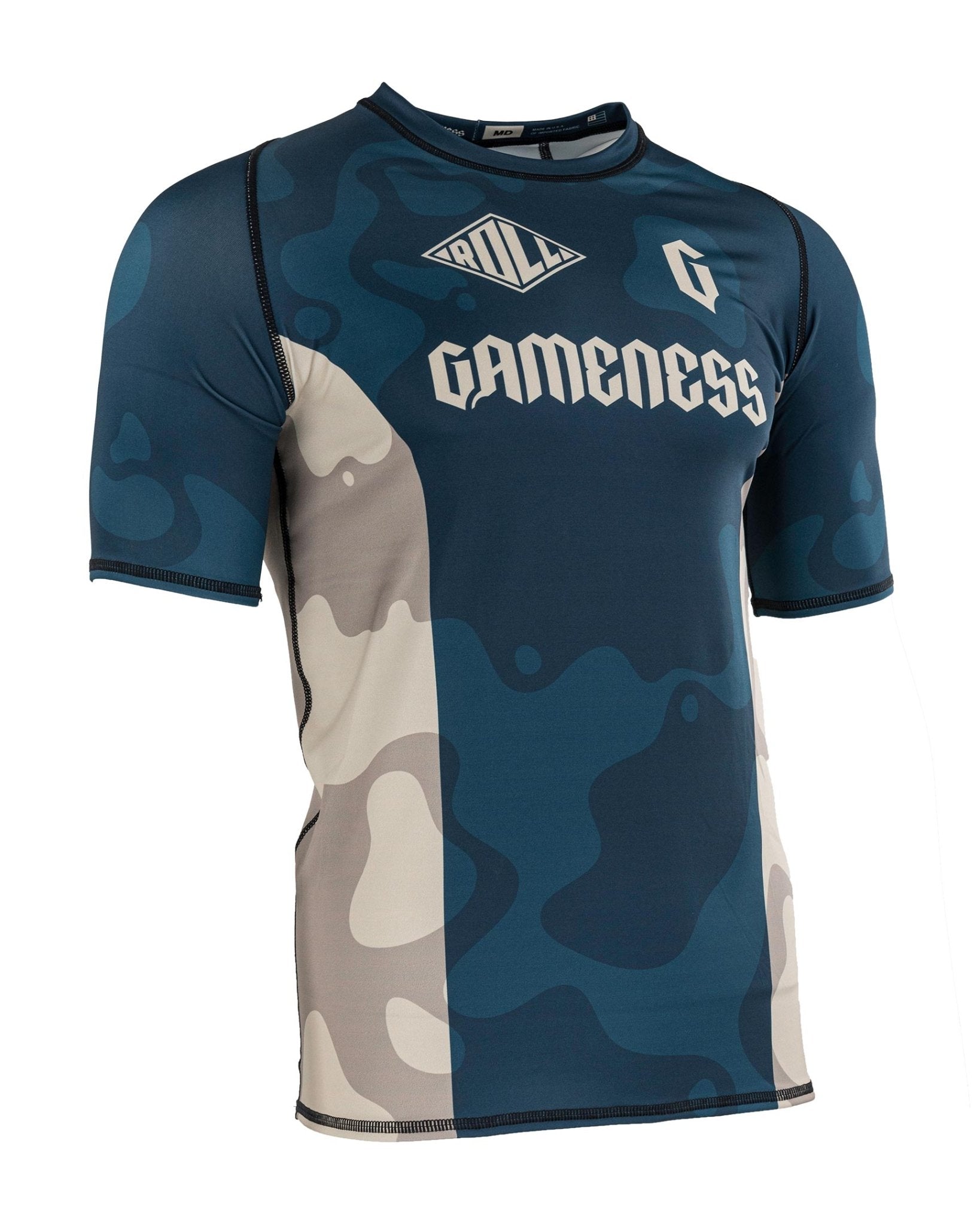 Gameness Men's Short Sleeved Meeting Of The Waters Rash Guard gameness-mens-short-sleeved-meeting-of-the-waters-rashguard-469782