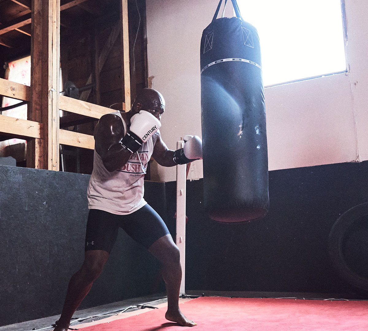 man boxing